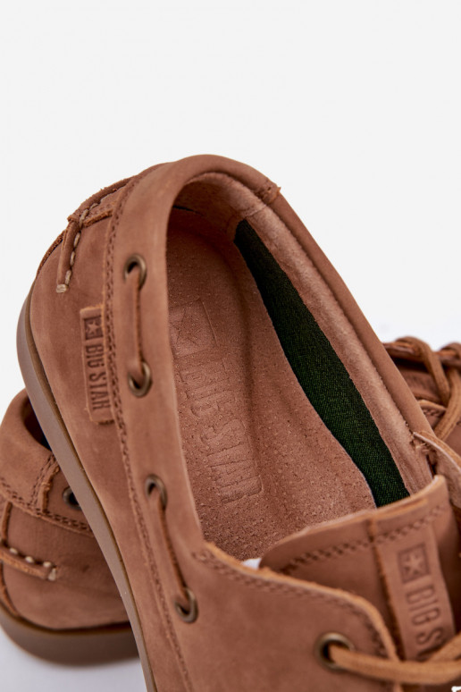 Pelle Mocassini Deveschio Big Star RR174162 colore marrone