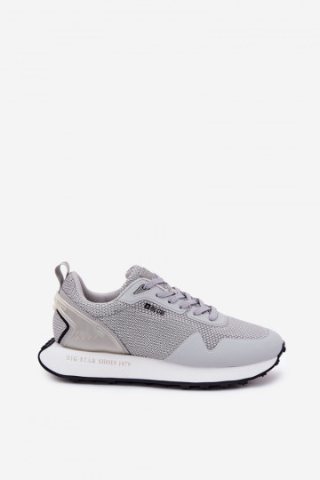 Scarpe modello sneakers Deveschio con una piattaforma Big Star RR174358 Hi-Poly System colore grigio 2