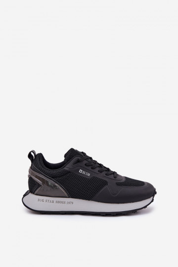 Scarpe modello sneakers Deveschio con una piattaforma Big Star RR174361 Hi-Poly System colore nero 2