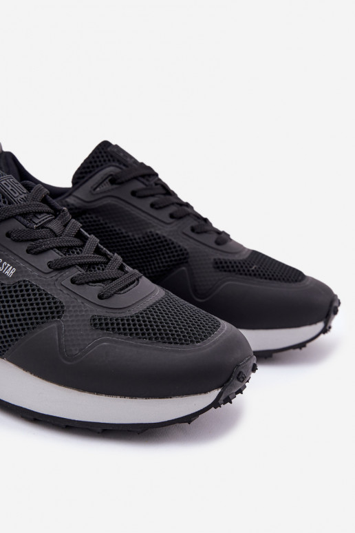 Scarpe modello sneakers Deveschio con una piattaforma Big Star RR174361 Hi-Poly System colore nero Scarpe modello sneakers Deveschio con una piattaforma Big Star RR174361 Hi-Poly System colore nero