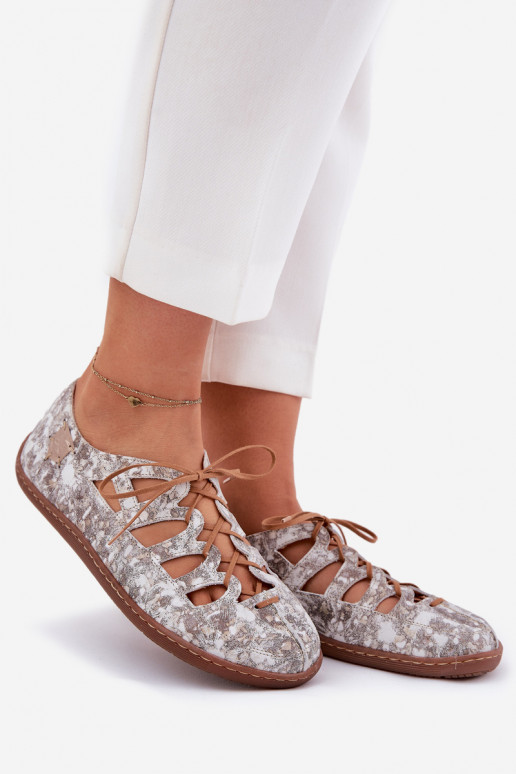 Ballerine Con ritagli Deveciejka 06835-25/00-1 colore dorato Ballerine Con ritagli Deveciejka 06835-25/00-1 colore dorato