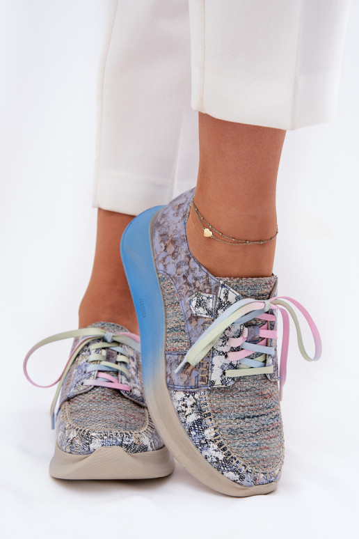 Pelle scarpe Scarpe modello sneakers Femminile con una piattaforma Deveciejka 06776A-06 colore blu Pelle scarpe Scarpe modello sneakers Femminile con una piattaforma Deveciejka 06776A-06 colore blu