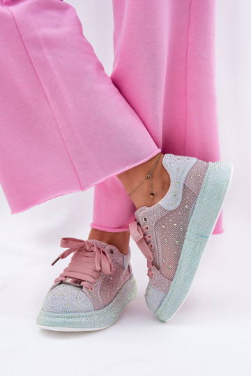 Decorato Scarpe modello sneakers con una piattaforma GOE RR2N4009 Colori differenti