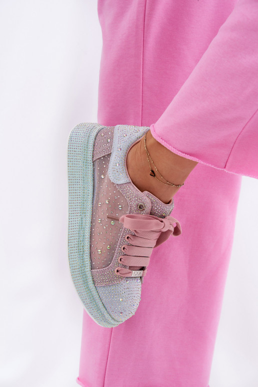 Decorato Scarpe modello sneakers con una piattaforma GOE RR2N4009 Colori differenti