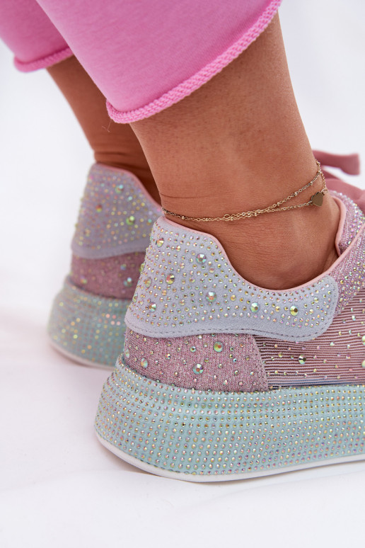 Decorato Scarpe modello sneakers con una piattaforma GOE RR2N4009 Colori differenti