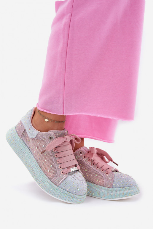 Decorato Scarpe modello sneakers con una piattaforma GOE RR2N4009 Colori differenti