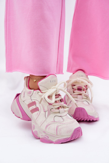 Pelle Scarpe modello sneakers Femminile GOE RR2N4038 colore rosa