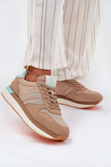 dalla pelle scamosciata Scarpe modello sneakers Femminile Big Star RR274A048 HI-POLY SYSTEM beige 2