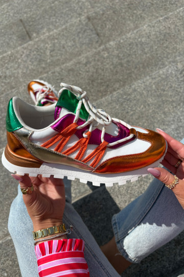 Scarpe sportive in pelle per donne Artiker 56C1737 di vari colori