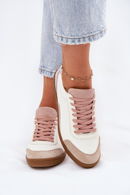 Pelle Scarpe modello sneakers Femminile Zazoo N1220 Colore bianco