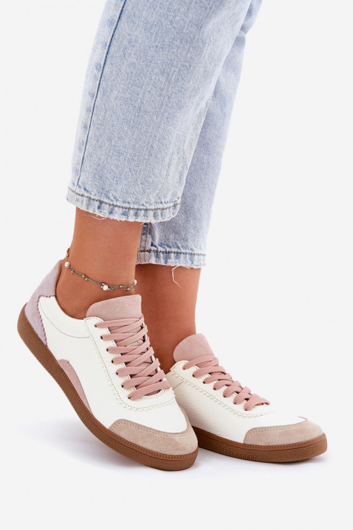 Pelle Scarpe modello sneakers Femminile Zazoo N1220 Colore bianco