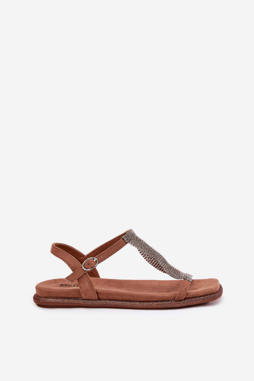 isoscele Stile elegante Sandali da donna con gli occhi lucenti Artiker 56C1365 colore marrone isoscele Stile elegante Sandali da donna con gli occhi lucenti Artiker 56C1365 colore marrone