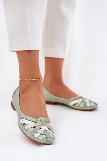 Ballerine femminili Tai turiciejka 01358-50 menta 2