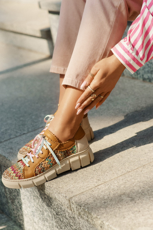 Femminile Pelle scarpe Deveciejka 05850-29 Colori differenti