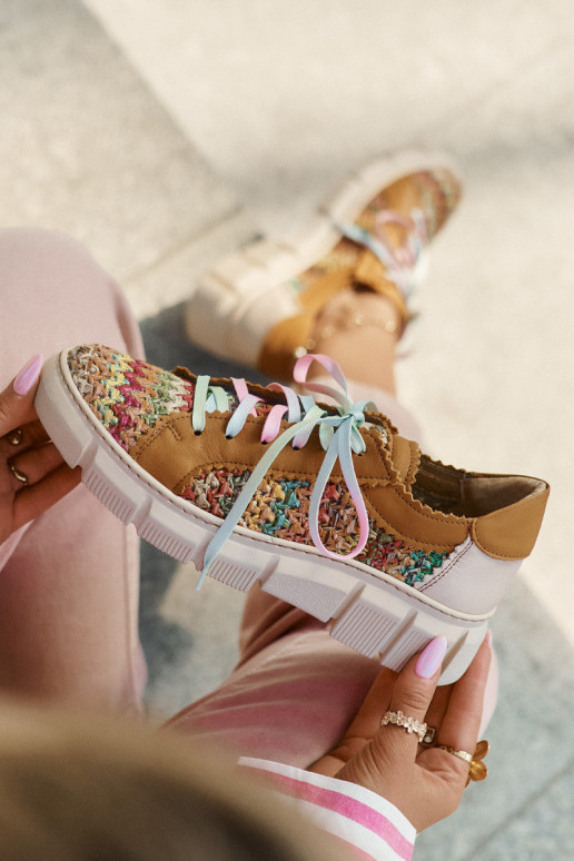 Femminile Pelle scarpe Deveciejka 05850-29 Colori differenti