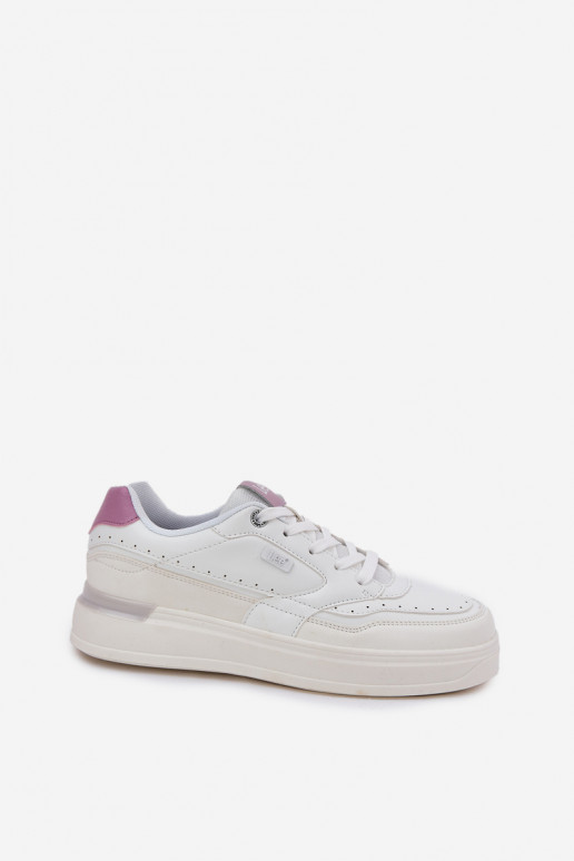 Scarpe modello sneakers Femminile con una piattaforma LEE EMMA INOMEN LOIN 50251014.00L Colore bianco Scarpe modello sneakers Femminile con una piattaforma LEE EMMA INOMEN LOIN 50251014.00L Colore bianco