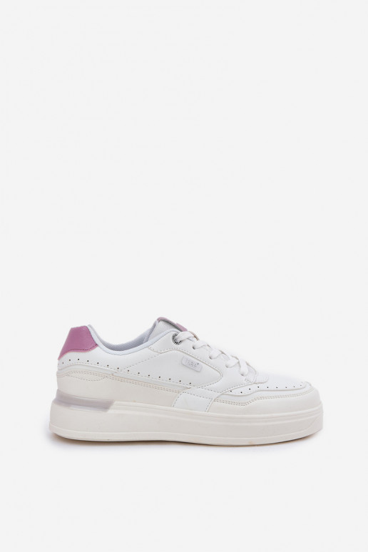 Scarpe modello sneakers Femminile con una piattaforma LEE EMMA INOMEN LOIN 50251014.00L Colore bianco Scarpe modello sneakers Femminile con una piattaforma LEE EMMA INOMEN LOIN 50251014.00L Colore bianco
