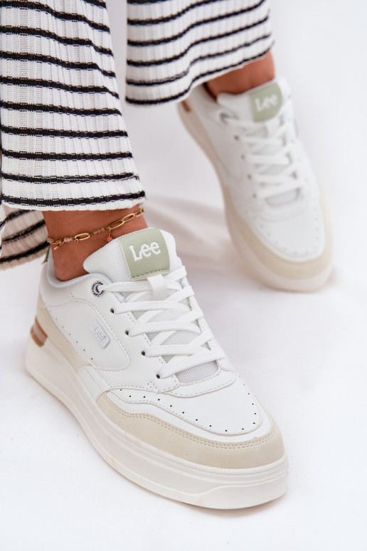 Scarpe modello sneakers Femminile con una piattaforma LEE EMMA INOMEN LOIN 50251014.04L beige Scarpe modello sneakers Femminile con una piattaforma LEE EMMA INOMEN LOIN 50251014.04L beige