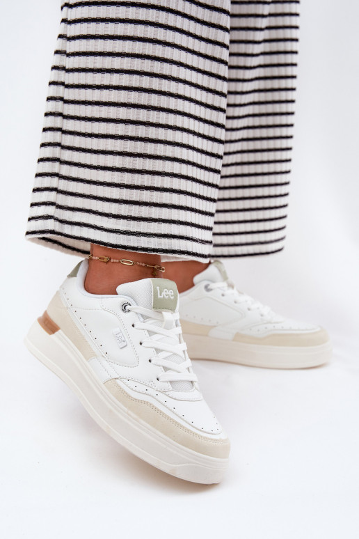 Scarpe modello sneakers Femminile con una piattaforma LEE EMMA INOMEN LOIN 50251014.04L beige Scarpe modello sneakers Femminile con una piattaforma LEE EMMA INOMEN LOIN 50251014.04L beige