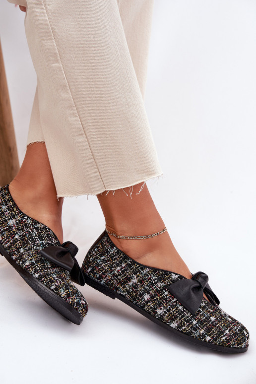 Ballerine con nastri Laura Messi 2921 colore nero Ballerine con nastri Laura Messi 2921 colore nero