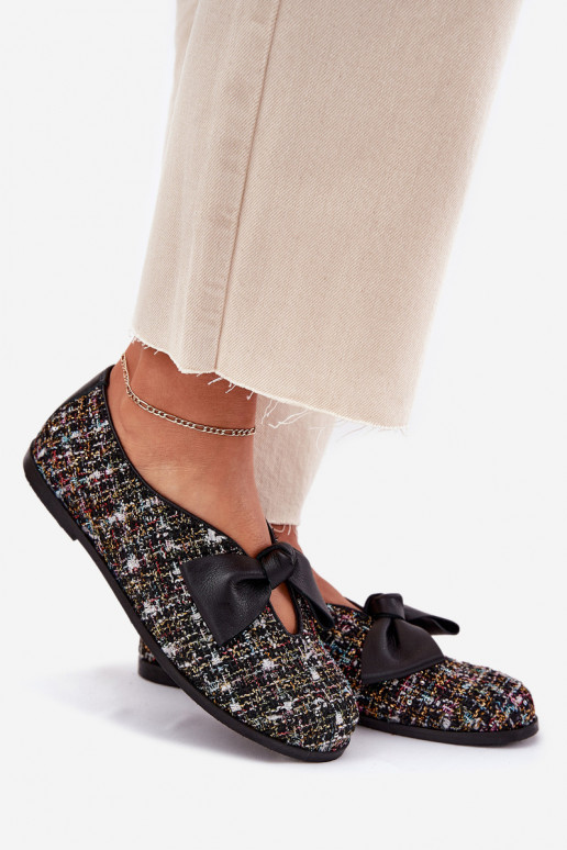 Ballerine con nastri Laura Messi 2921 colore nero Ballerine con nastri Laura Messi 2921 colore nero