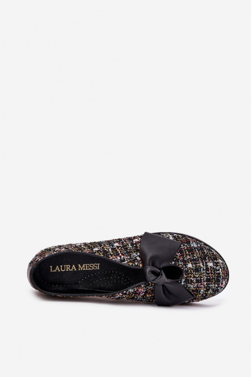 Ballerine con nastri Laura Messi 2921 colore nero Ballerine con nastri Laura Messi 2921 colore nero