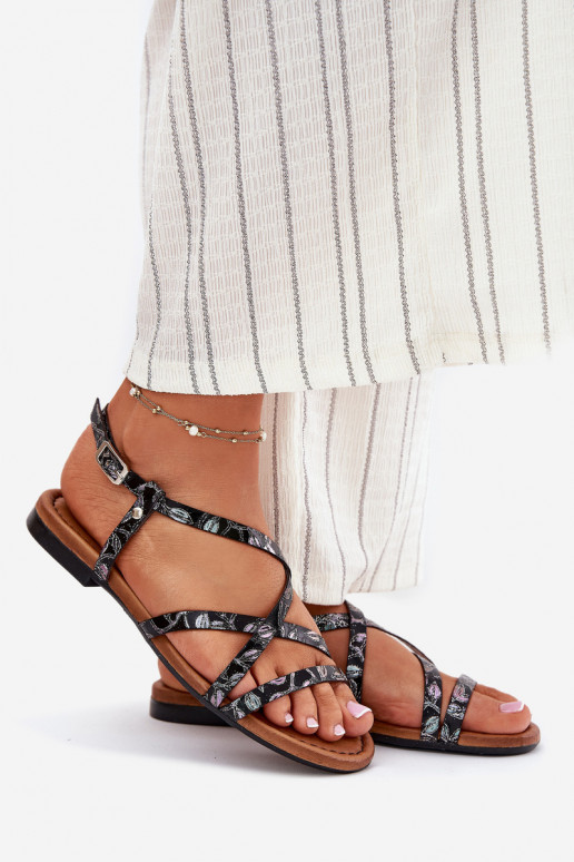 isoscele Sandali da donna Femminile Deveciejka 06635-05 colore nero isoscele Sandali da donna Femminile Deveciejka 06635-05 colore nero