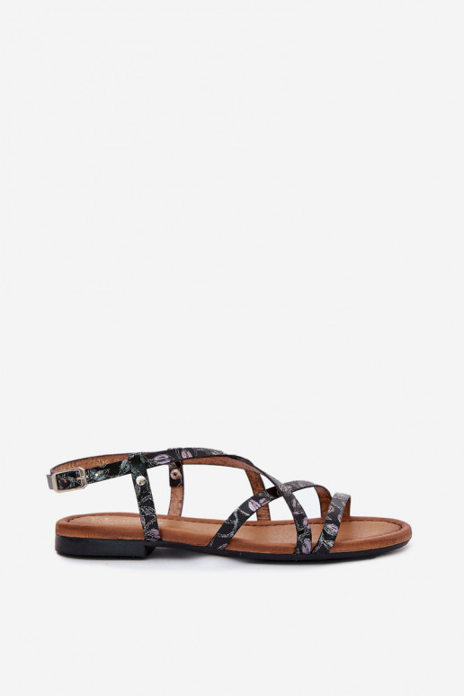 isoscele Sandali da donna Femminile Deveciejka 06635-05 colore nero isoscele Sandali da donna Femminile Deveciejka 06635-05 colore nero