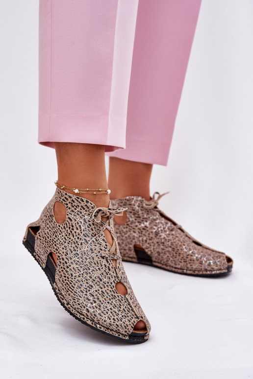 Elegantellato Pelle Stivali Deveciejka 03426-49 con motivi di pelliccia di leopardo Elegantellato Pelle Stivali Deveciejka 03426-49 con motivi di pelliccia di leopardo