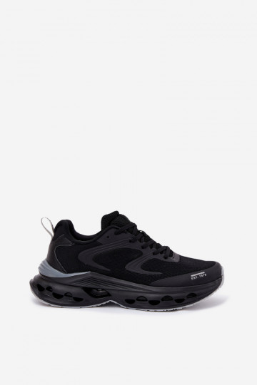 Scarpe sportive da uomo con plateau Big Star RR174022 Hi-Poly System nere 2