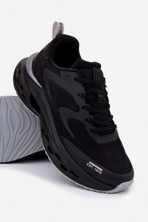 scarpe da ginnastica Deveschio con una piattaforma Big Star RR174022 Hi-Poly System colore nero scarpe da ginnastica Deveschio con una piattaforma Big Star RR174022 Hi-Poly System colore nero