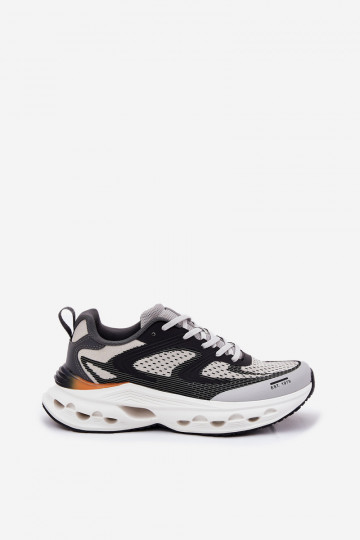 Scarpe sportive da uomo con plateau Big Star RR174023 Hi-Poly System grigie 2