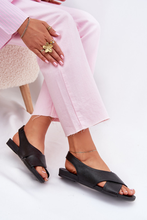 Zazoo 40407 sandali Pelle Femminile colore nero Zazoo 40407 sandali Pelle Femminile colore nero