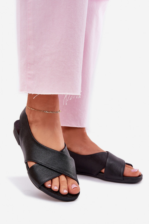 Zazoo 40407 sandali Pelle Femminile colore nero Zazoo 40407 sandali Pelle Femminile colore nero