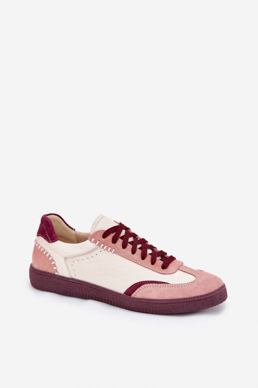 Pelle Scarpe modello sneakers Femminile Zazoo N1202 colore rosa