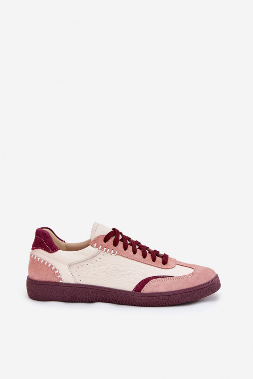 Pelle Scarpe modello sneakers Femminile Zazoo N1202 colore rosa