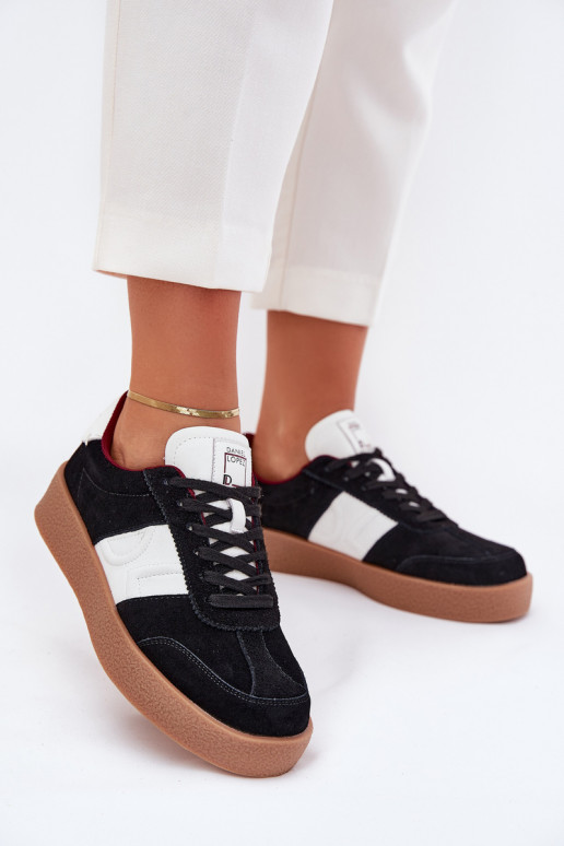 dalla pelle scamosciata Scarpe modello sneakers Femminile Daniel Lopez Just Dare SS2D4021 colore nero dalla pelle scamosciata Scarpe modello sneakers Femminile Daniel Lopez Just Dare SS2D4021 colore nero