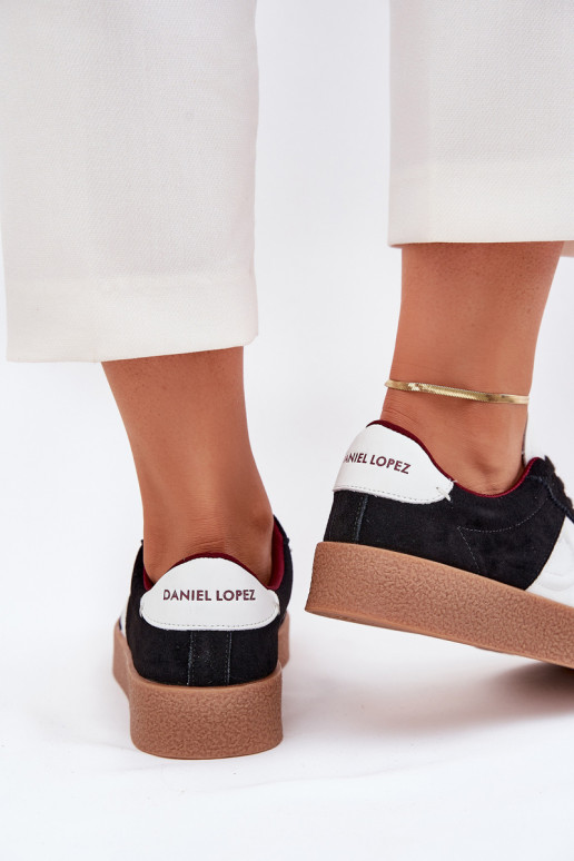 dalla pelle scamosciata Scarpe modello sneakers Femminile Daniel Lopez Just Dare SS2D4021 colore nero dalla pelle scamosciata Scarpe modello sneakers Femminile Daniel Lopez Just Dare SS2D4021 colore nero