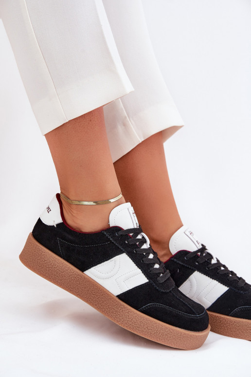 dalla pelle scamosciata Scarpe modello sneakers Femminile Daniel Lopez Just Dare SS2D4021 colore nero dalla pelle scamosciata Scarpe modello sneakers Femminile Daniel Lopez Just Dare SS2D4021 colore nero