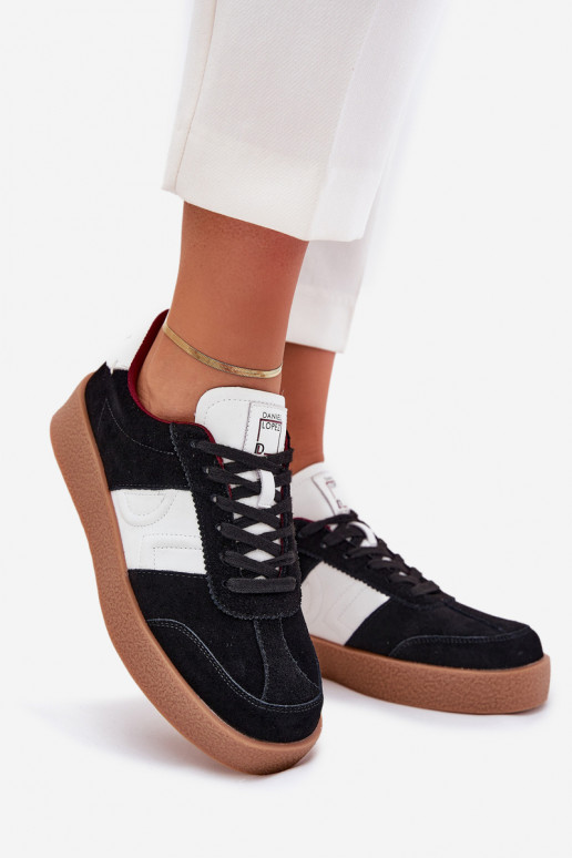 dalla pelle scamosciata Scarpe modello sneakers Femminile Daniel Lopez Just Dare SS2D4021 colore nero dalla pelle scamosciata Scarpe modello sneakers Femminile Daniel Lopez Just Dare SS2D4021 colore nero