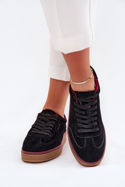 dalla pelle scamosciata Femminile Scarpe modello sneakers Daniel Lopez Just Dare SS2D4006 colore nero dalla pelle scamosciata Femminile Scarpe modello sneakers Daniel Lopez Just Dare SS2D4006 colore nero