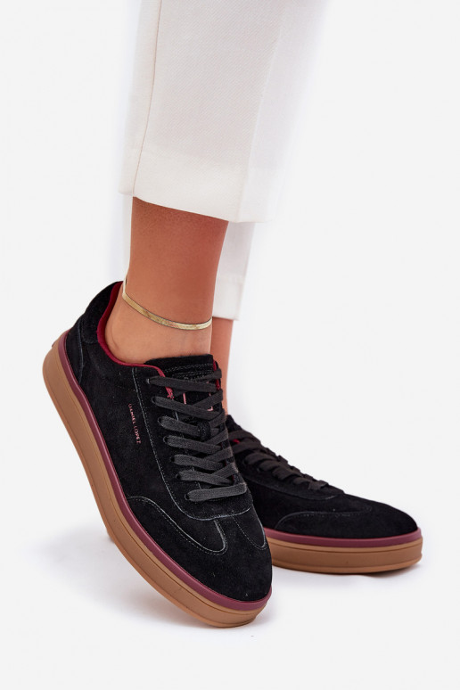 dalla pelle scamosciata Femminile Scarpe modello sneakers Daniel Lopez Just Dare SS2D4006 colore nero dalla pelle scamosciata Femminile Scarpe modello sneakers Daniel Lopez Just Dare SS2D4006 colore nero