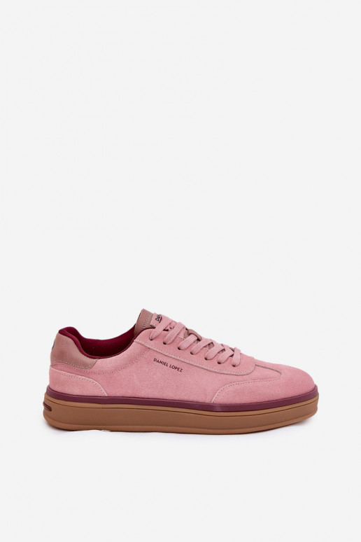 dalla pelle scamosciata Femminile Scarpe modello sneakers Daniel Lopez Just Dare SS2D4010 colore rosa