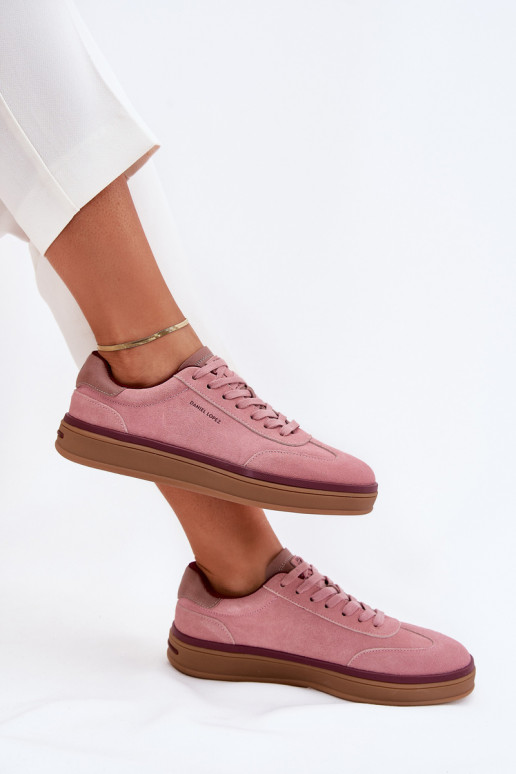 dalla pelle scamosciata Femminile Scarpe modello sneakers Daniel Lopez Just Dare SS2D4010 colore rosa