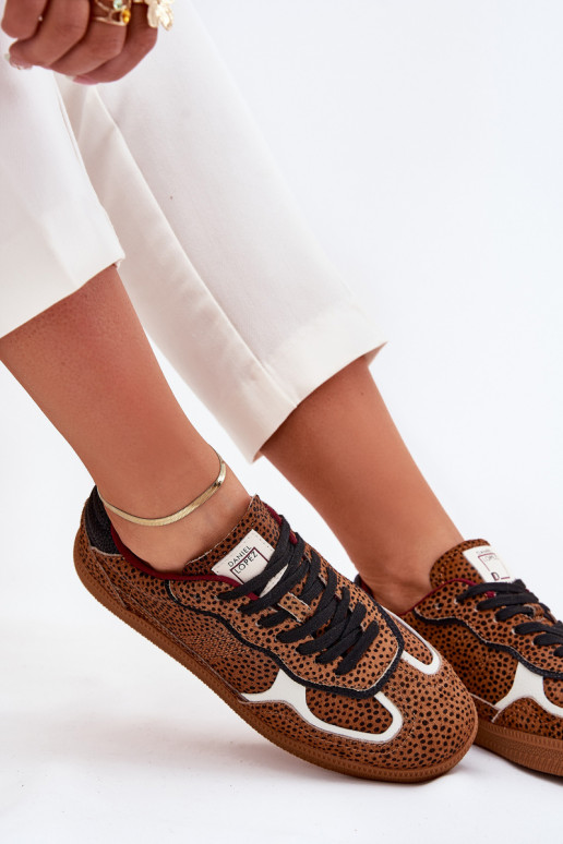 Scarpe modello sneakers Femminile Daniel Lopez Just Dare SS2D4016 colore marrone