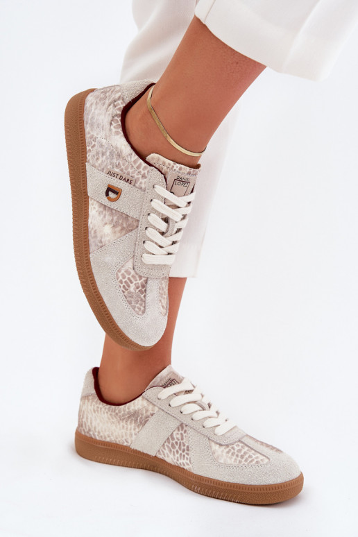 Scarpe modello sneakers Femminile Daniel Lopez Just Dare SS2D4032 Elegantello animale beige Scarpe modello sneakers Femminile Daniel Lopez Just Dare SS2D4032 Elegantello animale beige