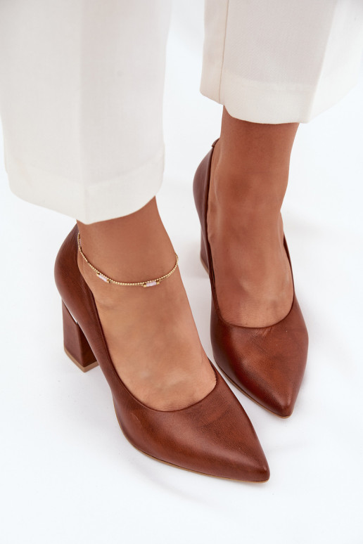 Pelle Scarpe LeAski 3117 Deverrone scuro