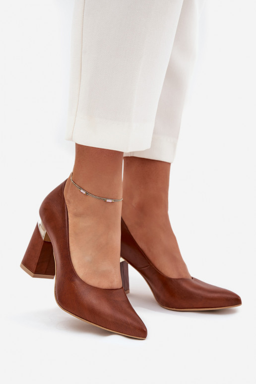 Pelle Scarpe LeAski 3117 Deverrone scuro