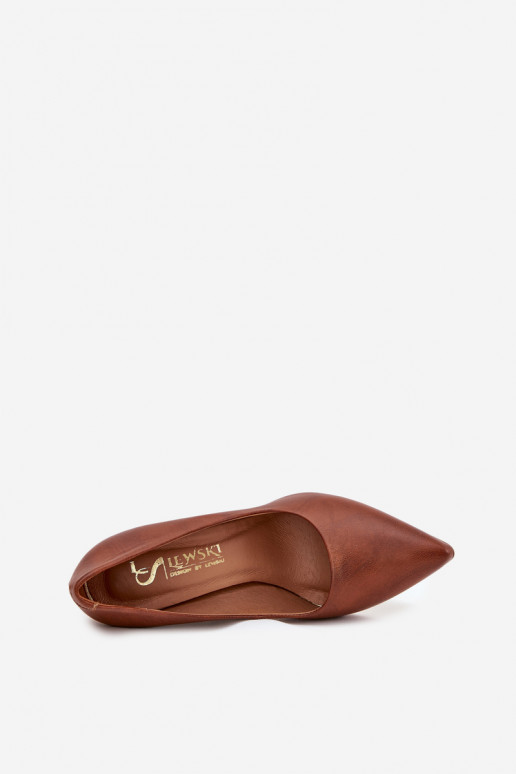 Pelle Scarpe LeAski 3117 Deverrone scuro