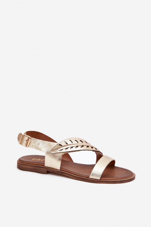 Sandali da donnaAbilitatoturalnej Skóry con tacchi larghi Zazoo 3564 colore dorato Sandali da donnaAbilitatoturalnej Skóry con tacchi larghi Zazoo 3564 colore dorato